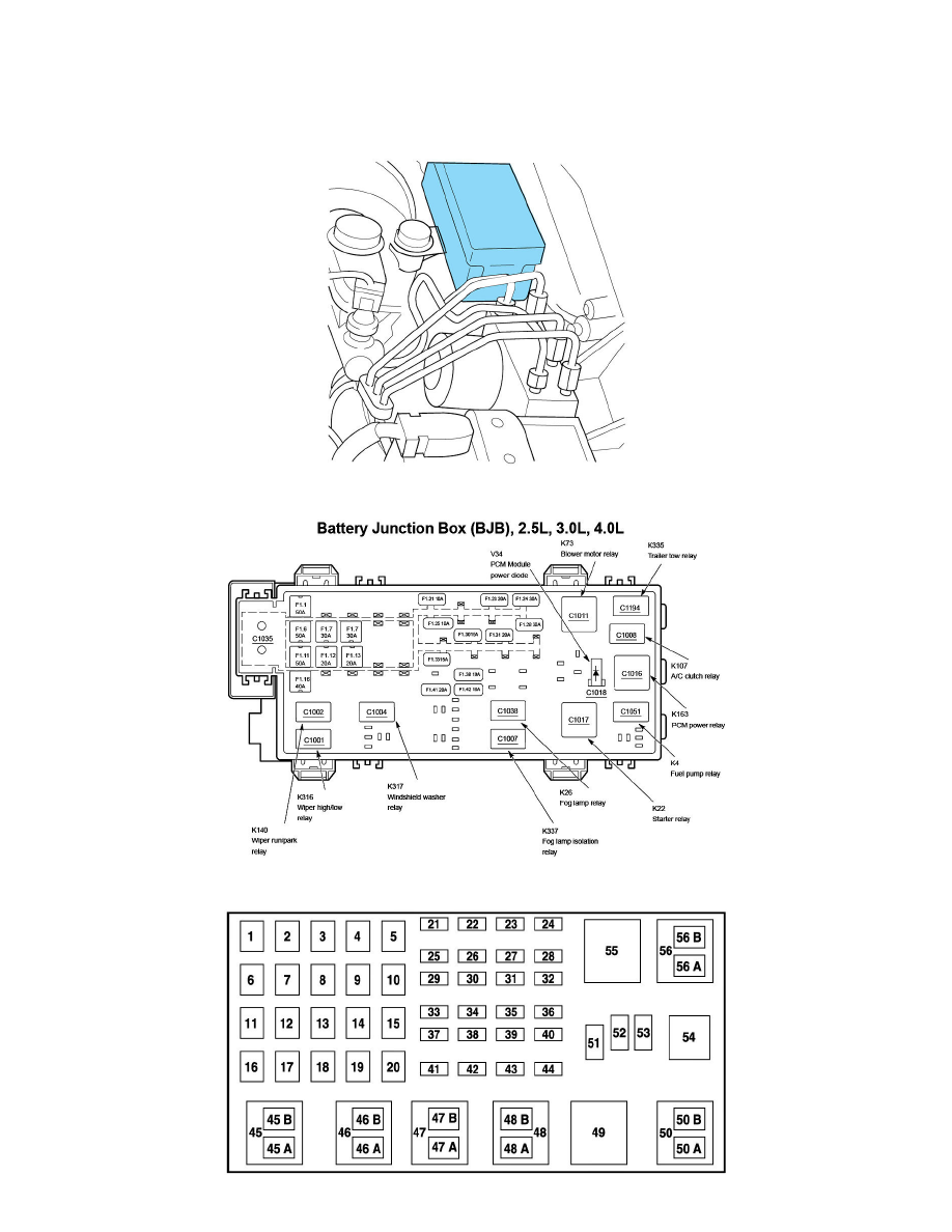 Ford Manuals > Ranger 4WD L4153 2.5L SOHC VIN C SFI (2001