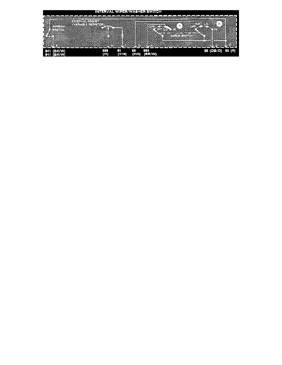 Ford Manuals > Ranger 4WD V6183 3.0L (1993) > Wiper and