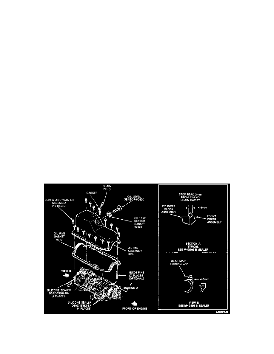 Ford Manuals > Ranger 4WD V6183 3.0L (1993) > Engine, Cooling