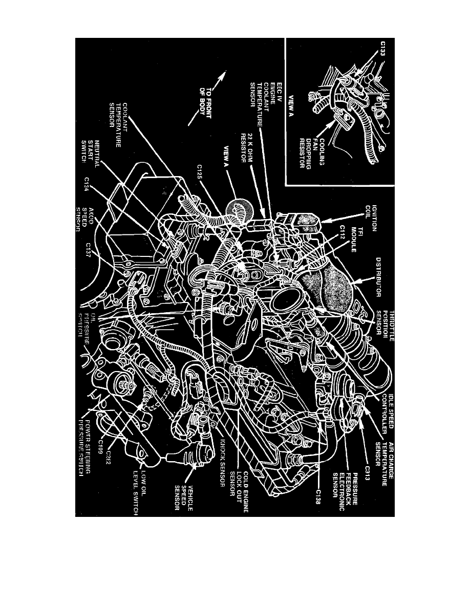 Ford Service and Repair Manuals > Taurus L4153 2.5L HSC (1986