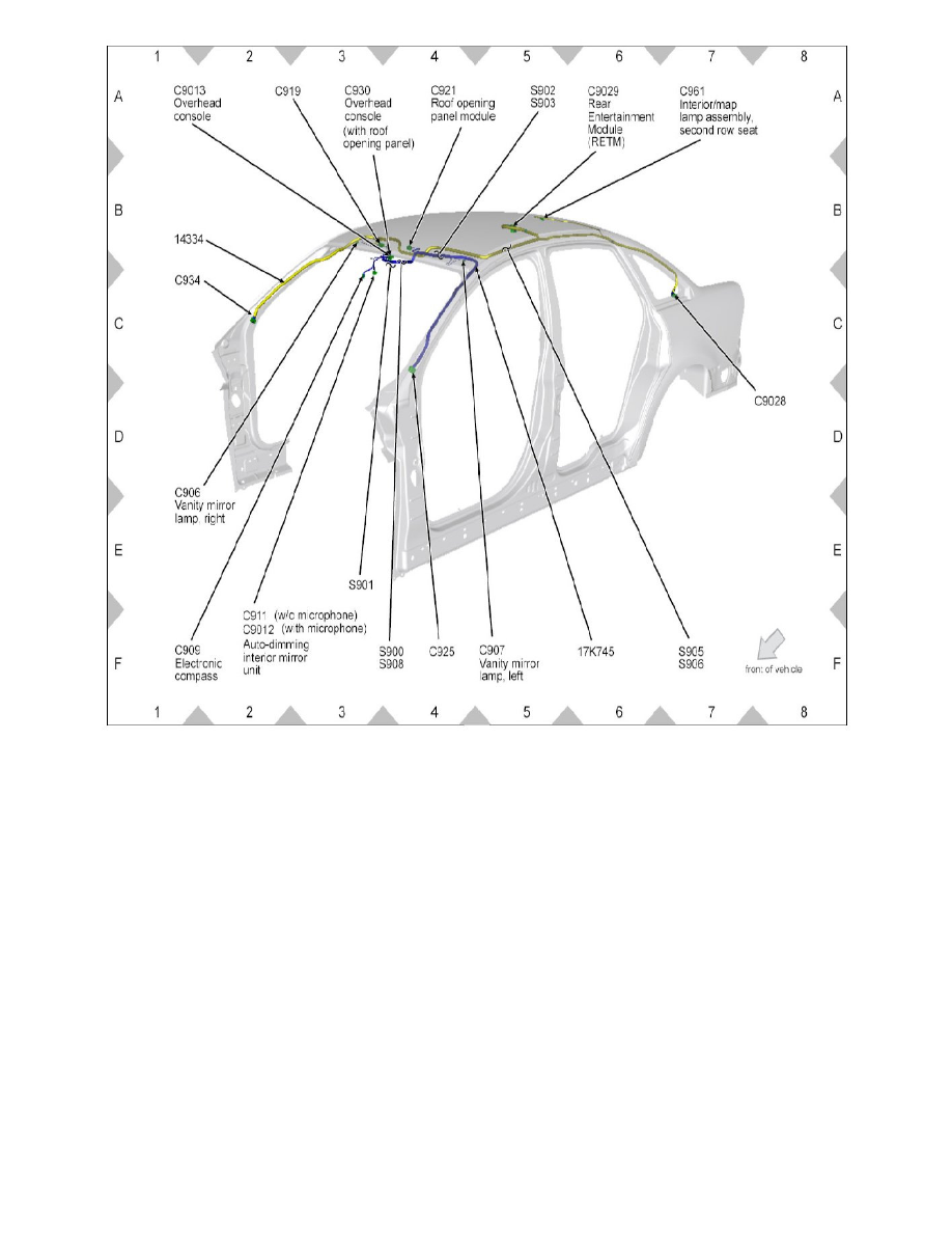 Ford Manuals > Taurus X FWD V63.5L (2008) > Relays and
