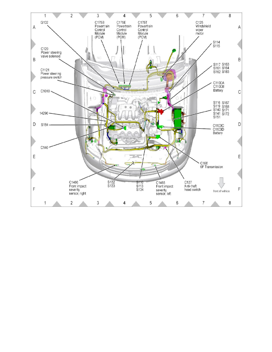 Ford Service and Repair Manuals > Taurus X FWD V63.5L (2008