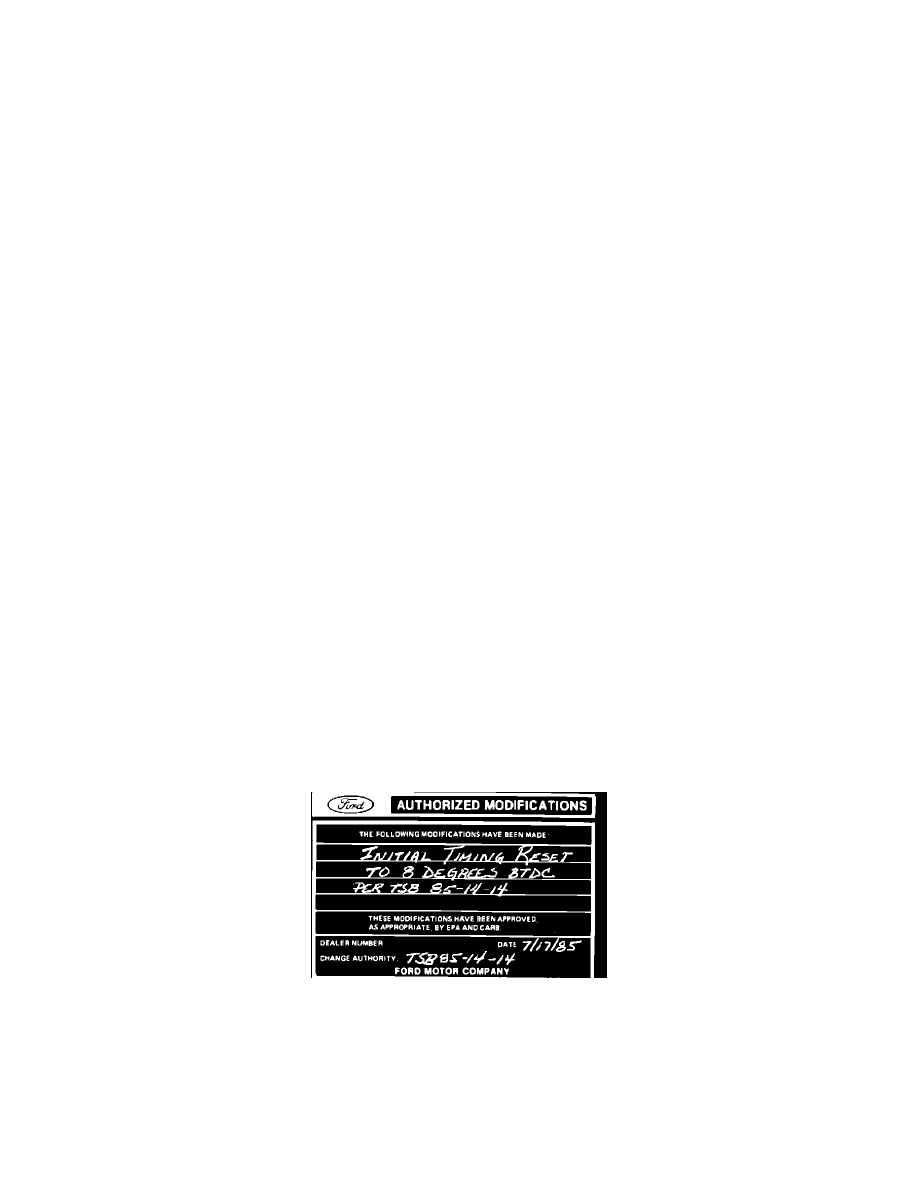 Ford 500 engine surge