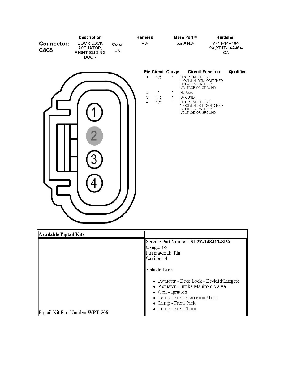 Ford Service and Repair Manuals > Transit Connect L42.0L