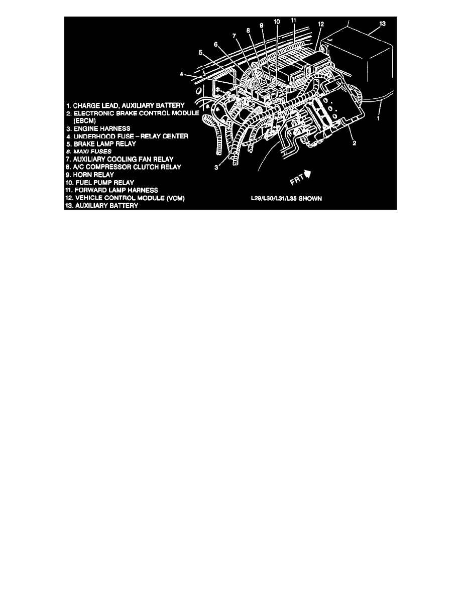 GMC Service and Repair Manuals > K 1500 Suburban 4WD V85.7L
