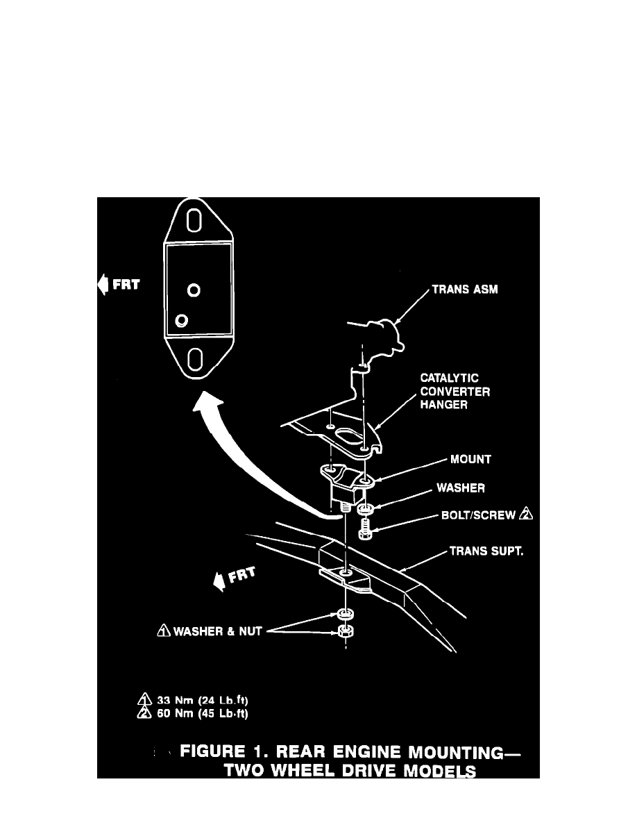 Transmission and Drivetrain > Manual Transmission/Transaxle > Transmission Mount, M/T > Component Information > Technical Service Bulletins > All Technical ...