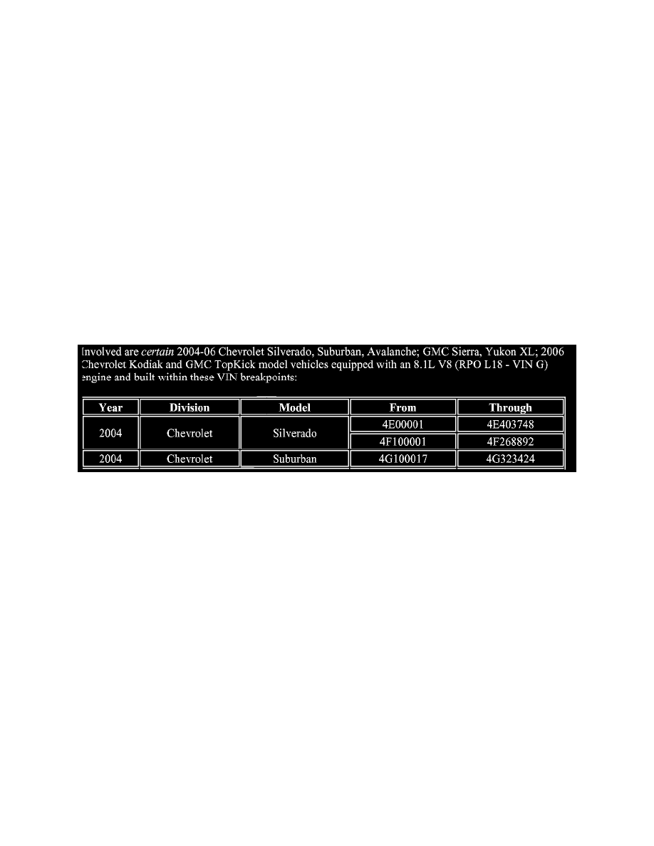 Powertrain Management > Fuel Delivery and Air Induction > Fuel Pressure Pulsation Damper > Component Information > Technical Service Bulletins > Recalls for ...