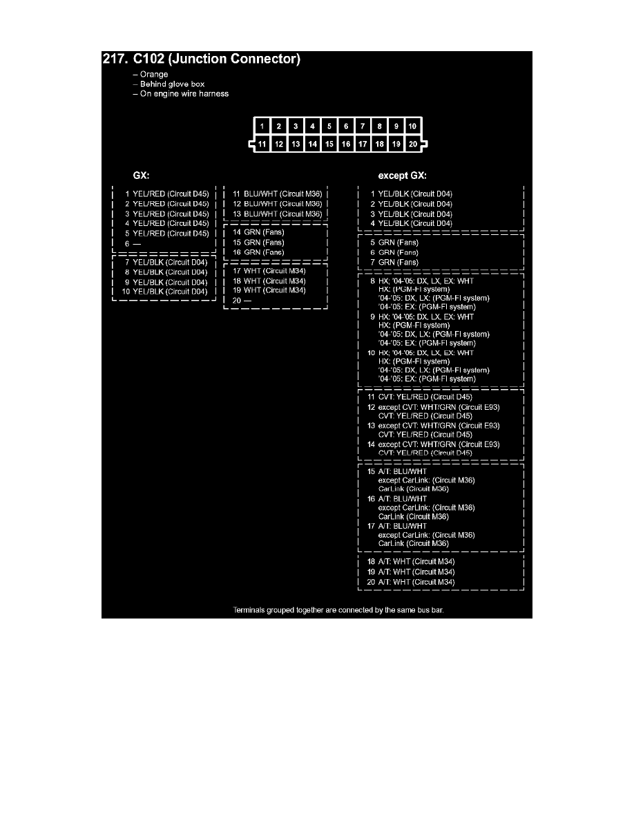 Honda Service and Repair Manuals > Civic L41.7L CNG (2003