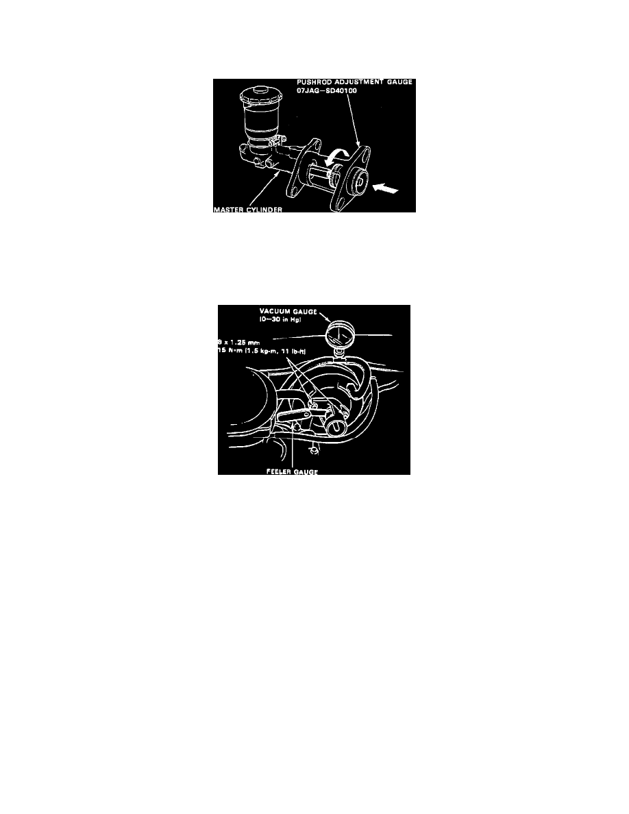 Honda Manuals > Civic Sedan L41493cc 1.5L SOHC (D15B2) TBI (1989) > Brakes and