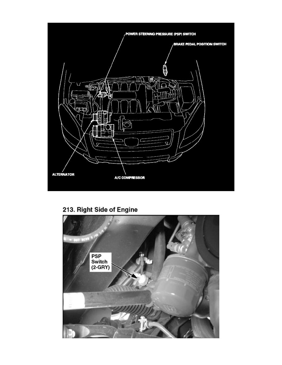 Honda Manuals > Pilot 2WD V63.5L (2006) > Sensors and
