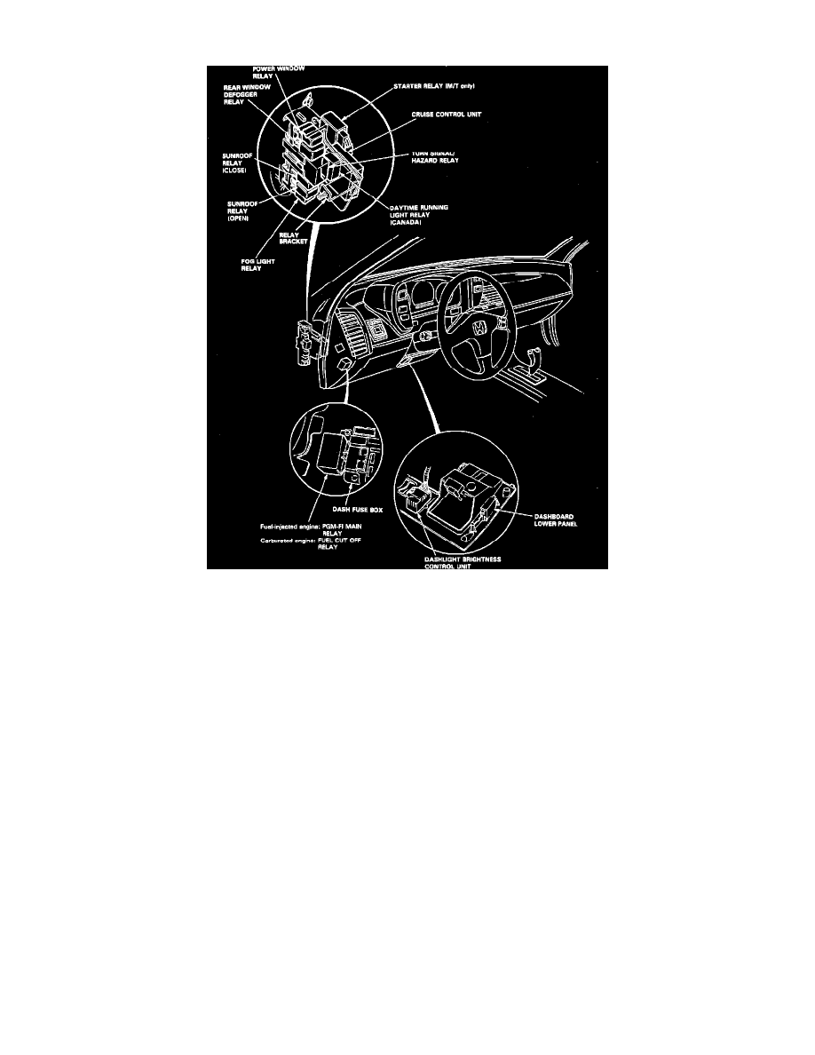 Honda Service and Repair Manuals > Prelude L42056cc DOHC