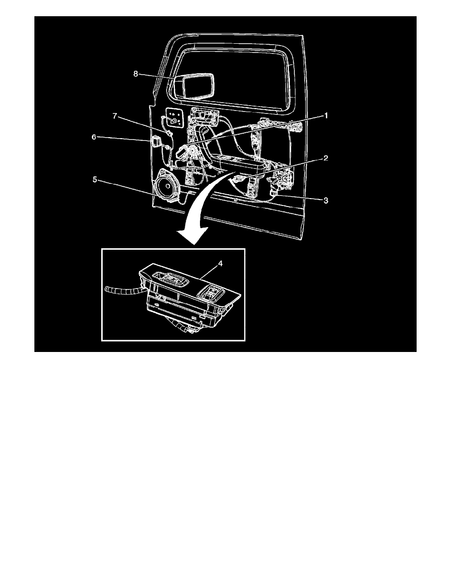 Hummer Manuals > H3 L53.7L (2007) > Body and Frame > Locks > Power Locks > Power Door