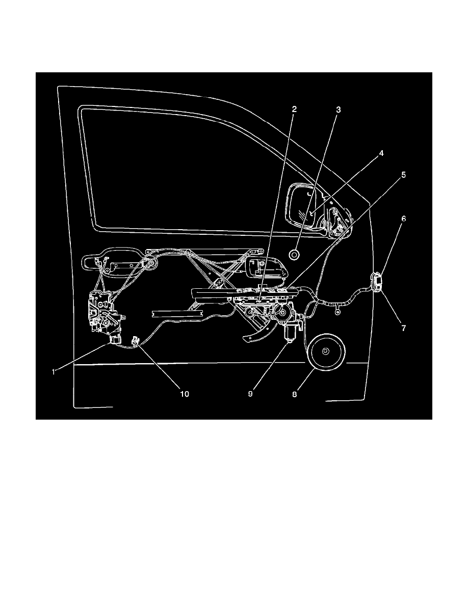 Hummer Service and Repair Manuals > H3 L53.7L (2007) > Windows and Glass Sensors and