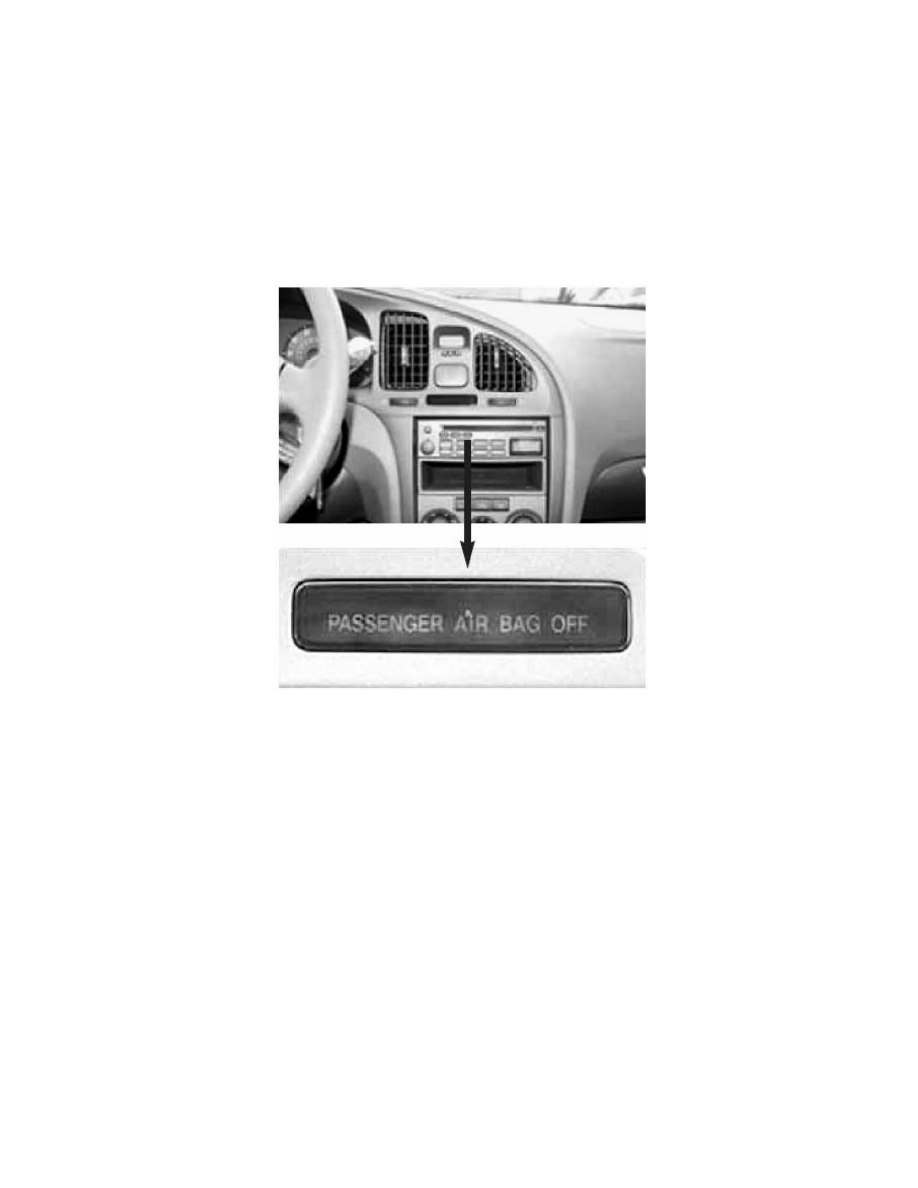 Hyundai Elantra: Main components of occupant classification system Hyundai Elantra: Main components of occupant classification system