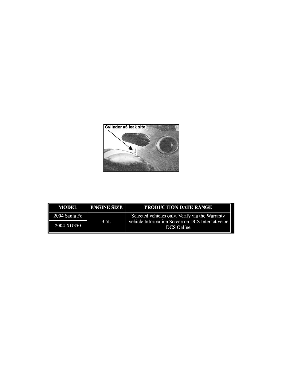 Engine, Cooling and Exhaust > Engine > Seals and Gaskets, Engine > Cylinder  Head Gasket > Component Information > Technical Service Bulletins > Recalls  for ...