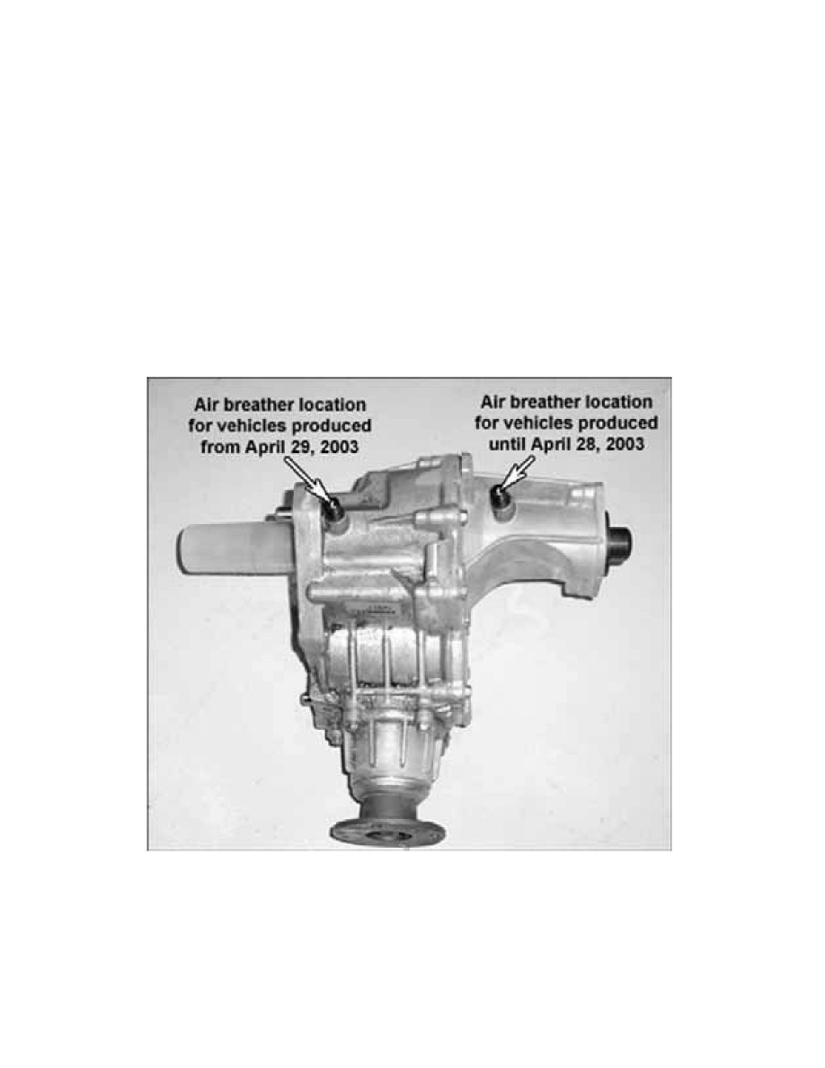 Transmission and Drivetrain > Transfer Case > Case, Transfer Case >  Component Information > Technical Service Bulletins > Customer Interest for  Case: ...