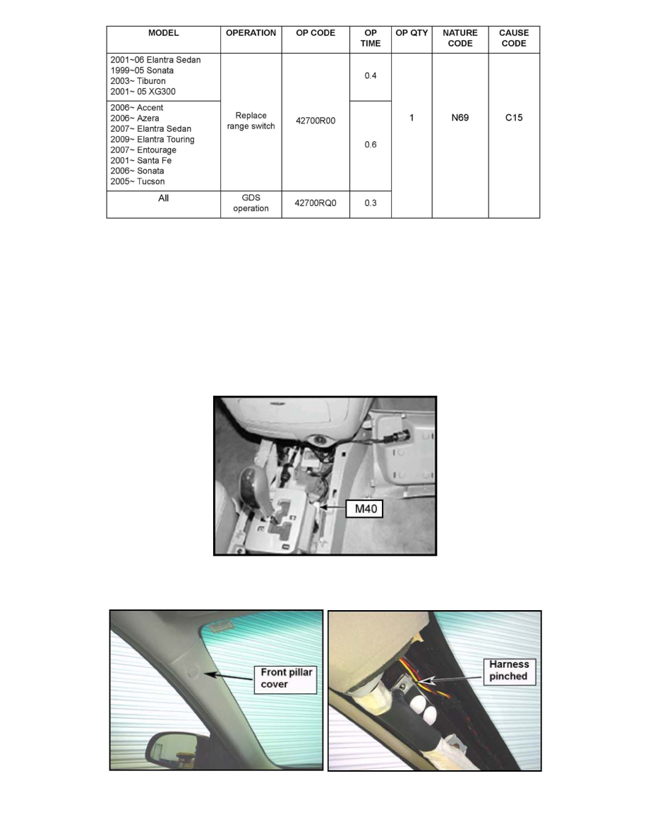 Hyundai Service and Repair Manuals > Tiburon V62.7L (2004) > Transmission and