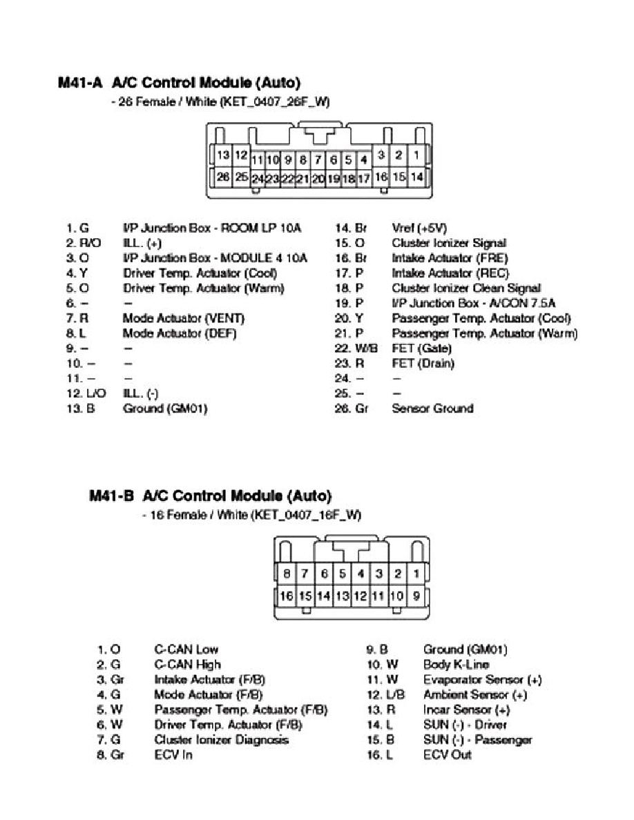 Hyundai Service and Repair Manuals > Tucson AWD L42.4L (2010