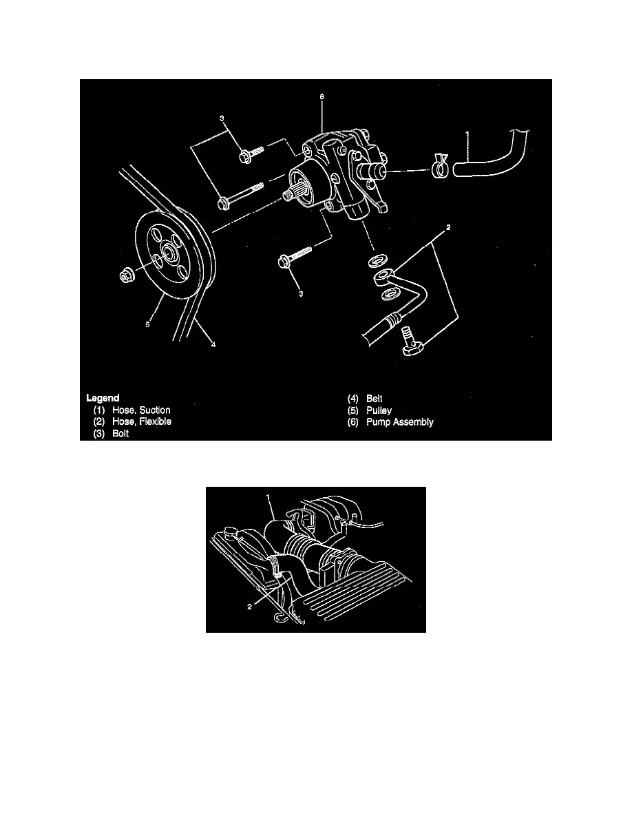 Isuzu Workshop Manuals > Trooper LS V6-3.5L (1998) > Steering and  Suspension > Steering > Power Steering > Power Steering Pump > Component  Information > Service and Repair > Removal and Installation