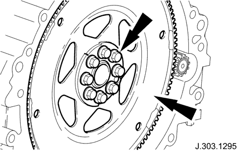 Remove the flexplate.