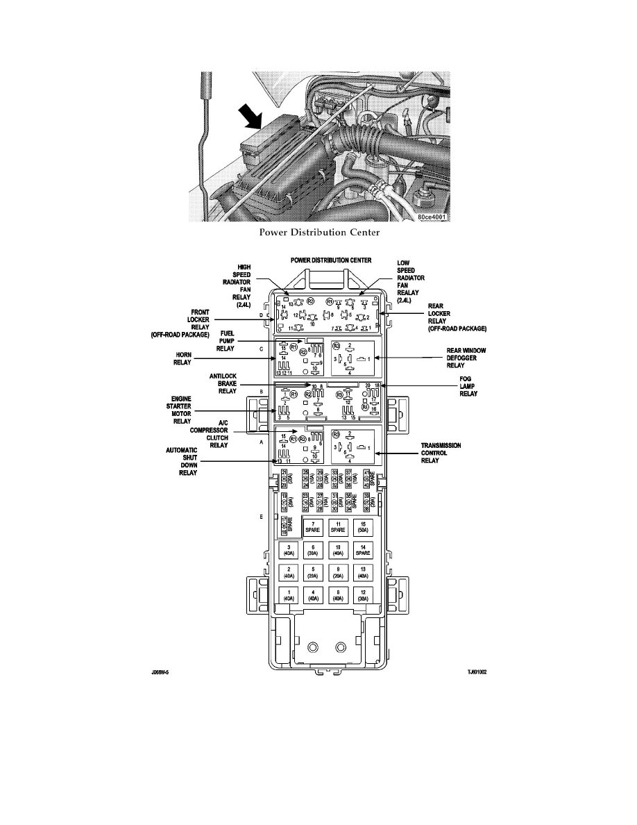 Jeep Service and Repair Manuals > Wrangler L42.4L VIN 1 (2006