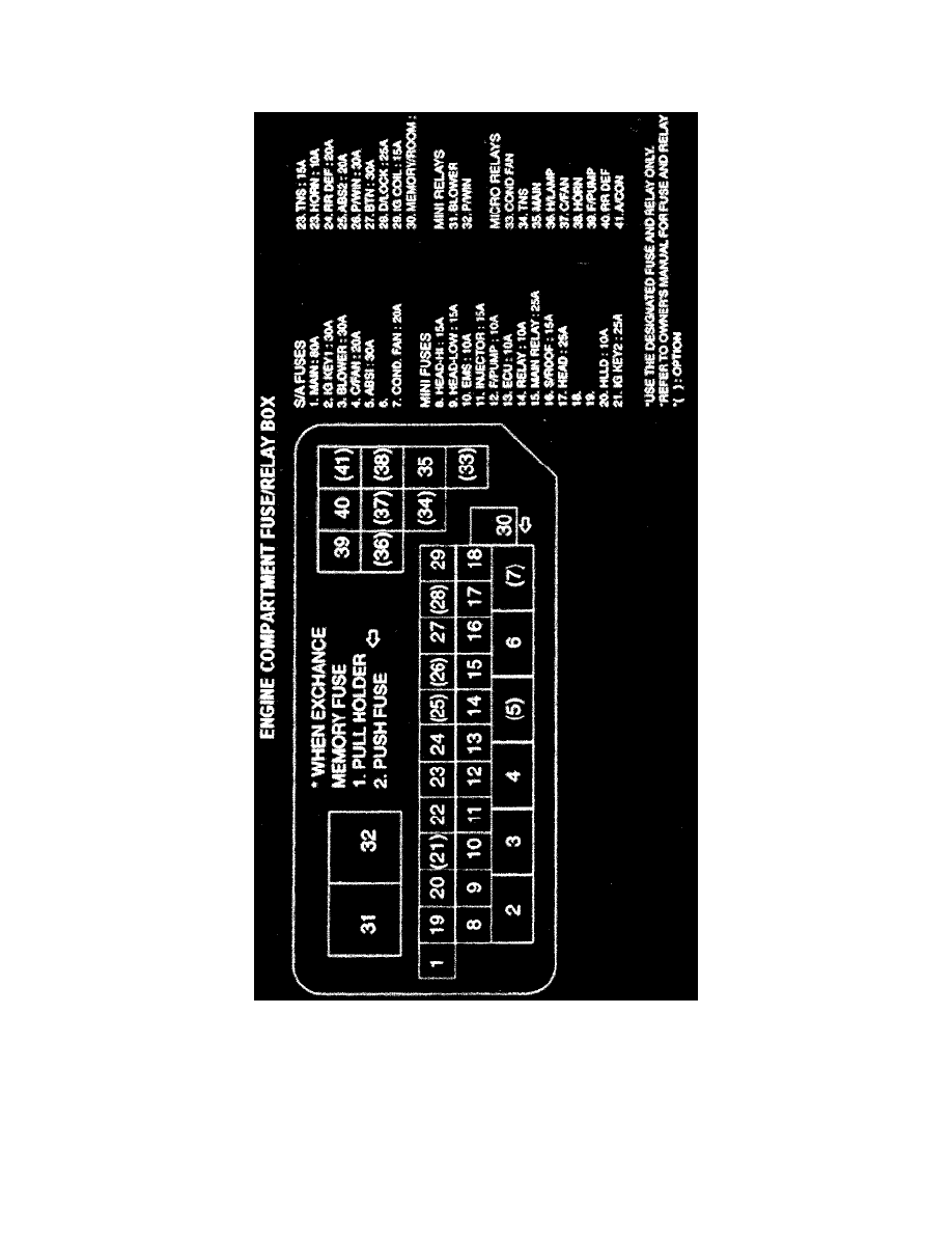Kia Service and Repair Manuals > Rio L41.5L (2001) > Starting