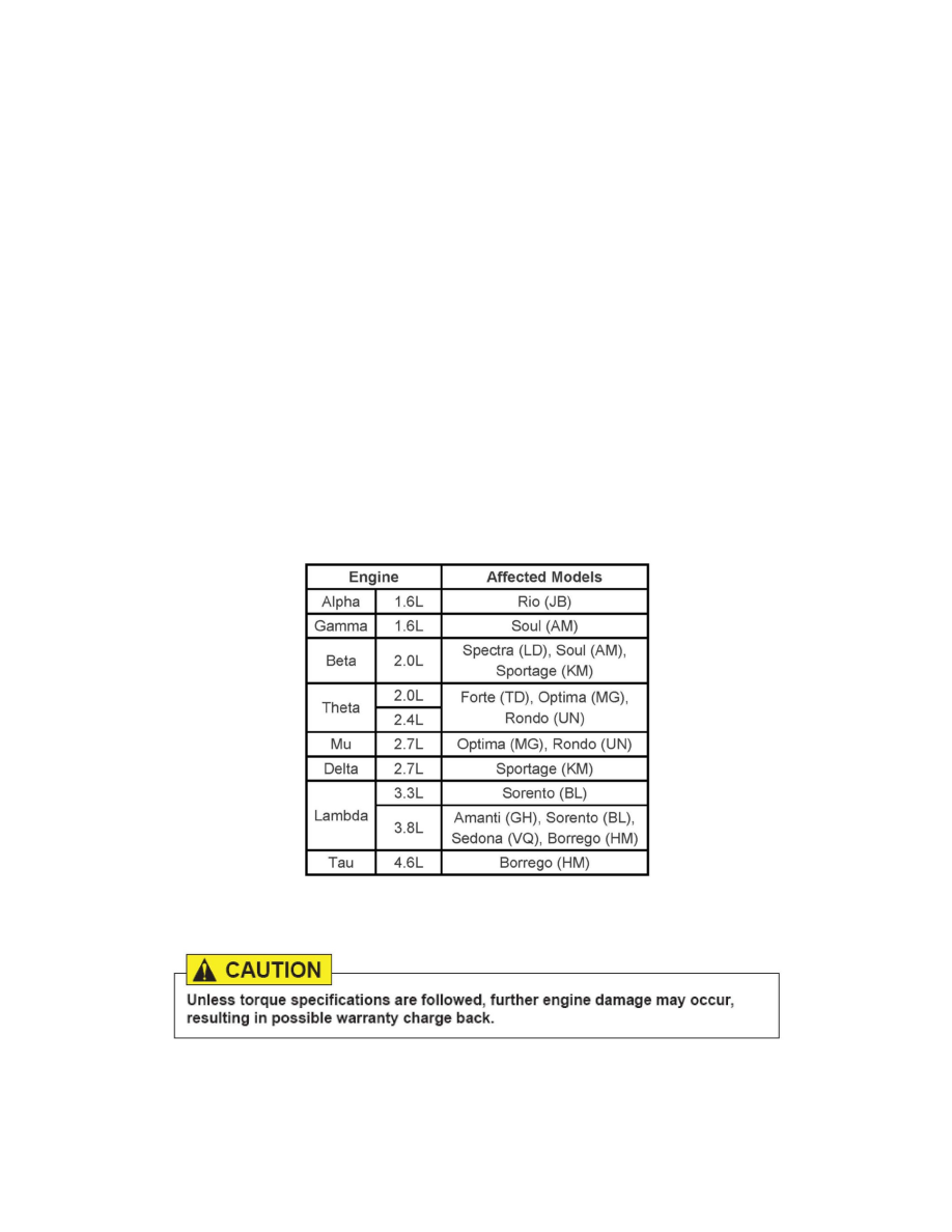 Engine, Cooling and Exhaust > Engine > Cylinder Head Assembly > Cylinder Head Bolts > Component Information > Technical Service Bulletins > Engine - Torque ...