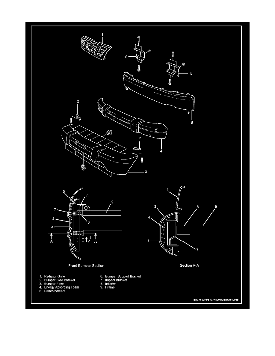 Kia Service and Repair Manuals > Sportage 2WD 4Dr L42.0L (2000) > Body and Frame
