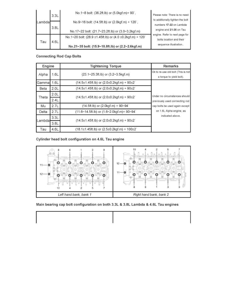 Engine, Cooling and Exhaust > Engine > Cylinder Head Assembly > Cylinder  Head Bolts > Component Information > Technical Service Bulletins > Engine -  Torque ...