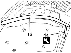 Bonnet lid WEATHERSTRIPS - R.R.