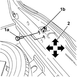 Boot lid - Realignment