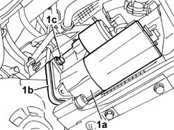 STARTER MOTOR - R&R