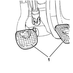 RUBBER PEDAL COVER (one) - Replace