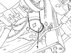 HOSE CONNECTED to EXHAUST PIPE - R.R.