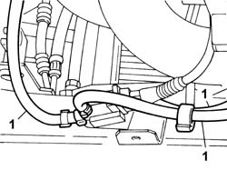 HOSE CONNECTED to EXHAUST PIPE - R.R.