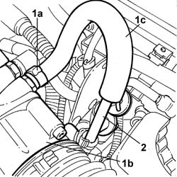 Vacuum pipe for brake servo - r+r