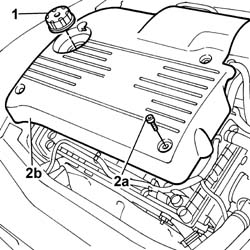 Ignition COIL COVER on cylinder head - R.R.