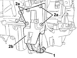 ENGINE - Position on stand and Remove