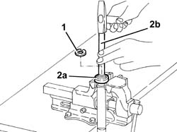 Counter-balance shaft crankcase bearings - Replace with engine and gearbox removed