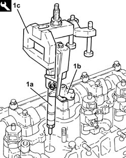 SINGLE CYLINDER HEAD, removed - Overhaul