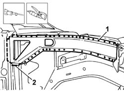 PILLAR PANEL BRACKET/REINFORCEMENT