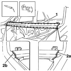 REARSCREEN BASE CROSSMEMBER