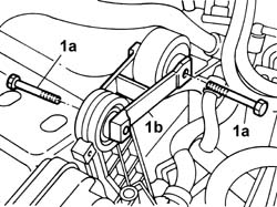 Power unit REACTION ROD - Replace