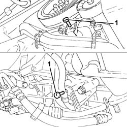 ENGINE - Position on stand and Remove