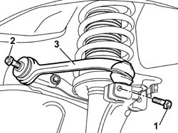 Upper front track control ARM R.R.