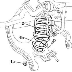Rear suspension COIL SPRING - R.R.