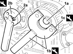 TOOTHED timing BELT - R.R. with engine removed