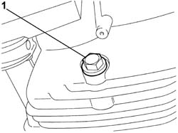 ENGINE OIL DRAIN PLUG - Replace