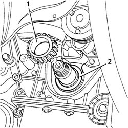 Front crankshaft COVER OIL SEAL - Replace