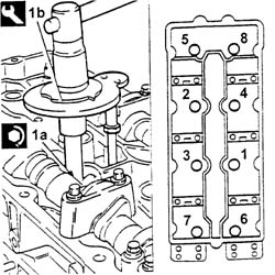 RIGHT CYLINDER HEAD - REMOVING-REFITTING AND REPLACING GASKET